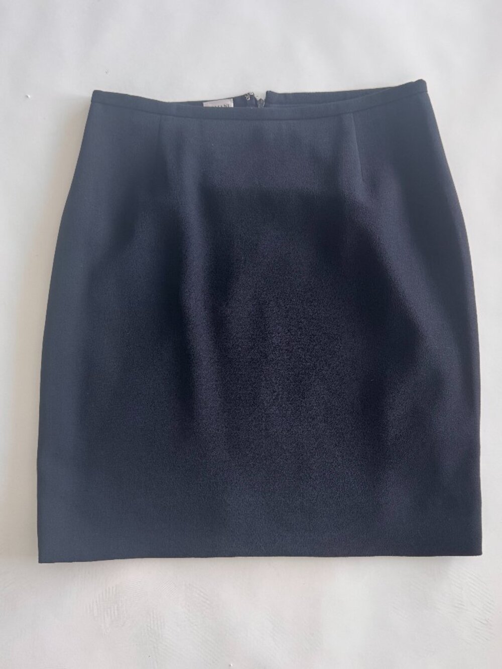 Armani Black 100% Virgin Wool Pencil Skirt | Classic Career Chic